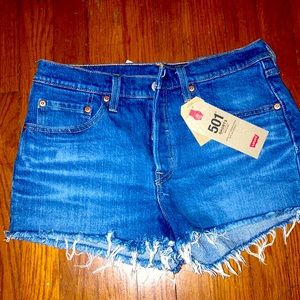 New Levi’s jean shorts.